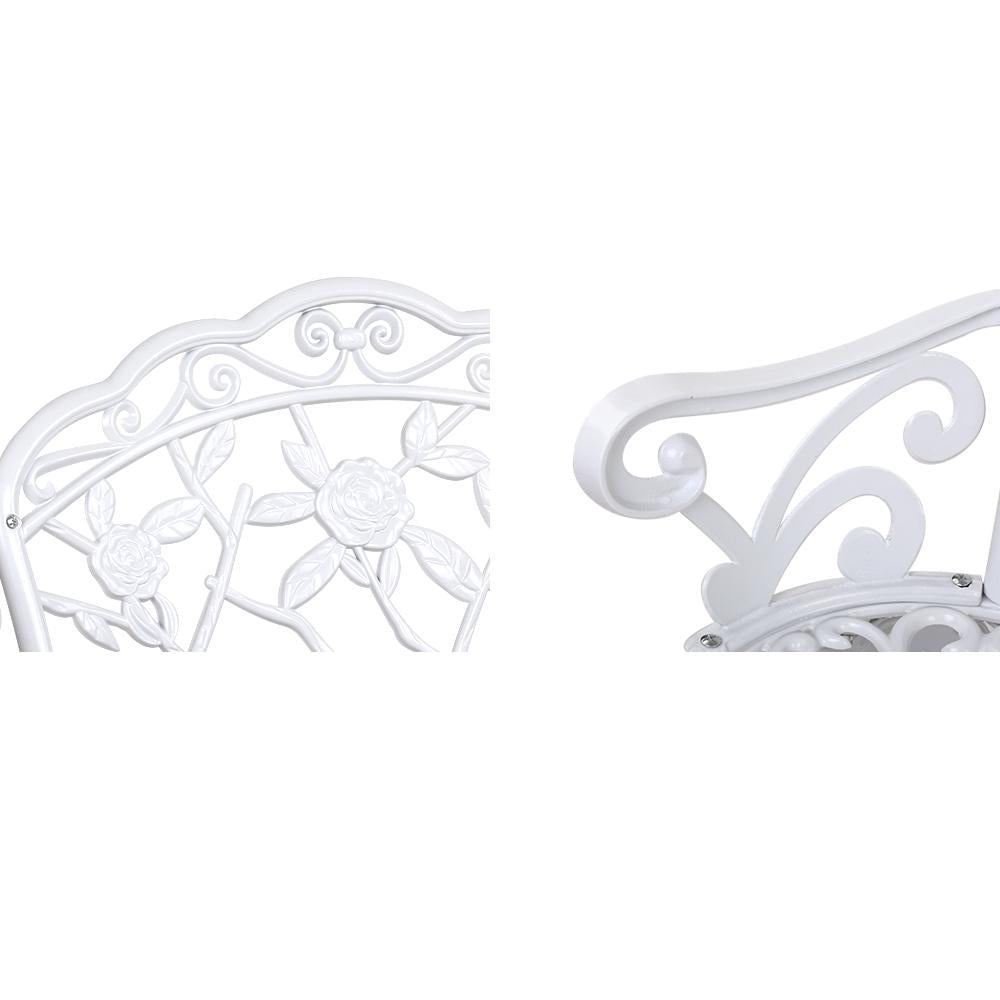 Gardeon Victorian Garden Bench White