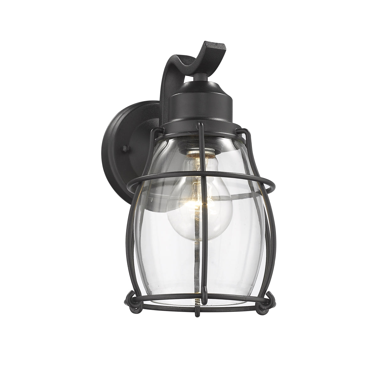Chloe Lighting CH2D291BK10-OD1 Charlotte Industrial 1 Light Textured B