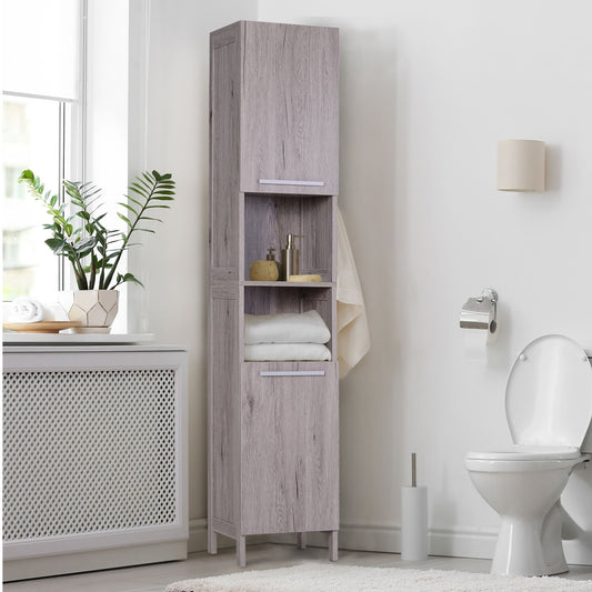 Kleankin 68'' Organizer Bathroom Tall Storage Cabinet Tall Tower