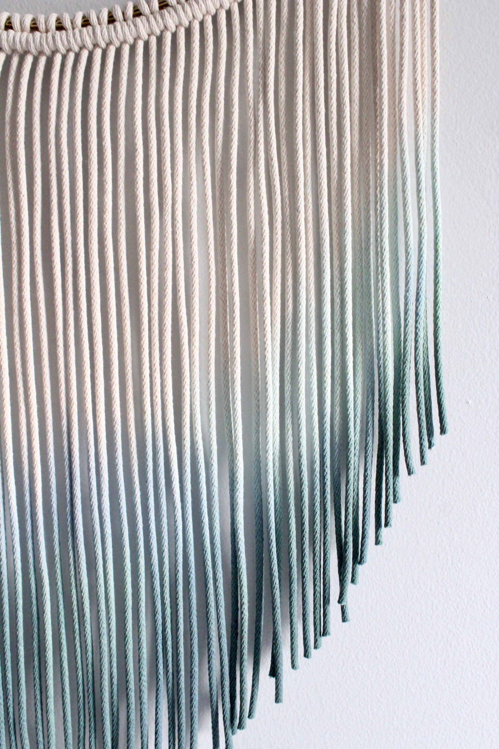 Macrame Wall Hanging, Macrame Wall Art, Dreamcatcher, Dip Dyed